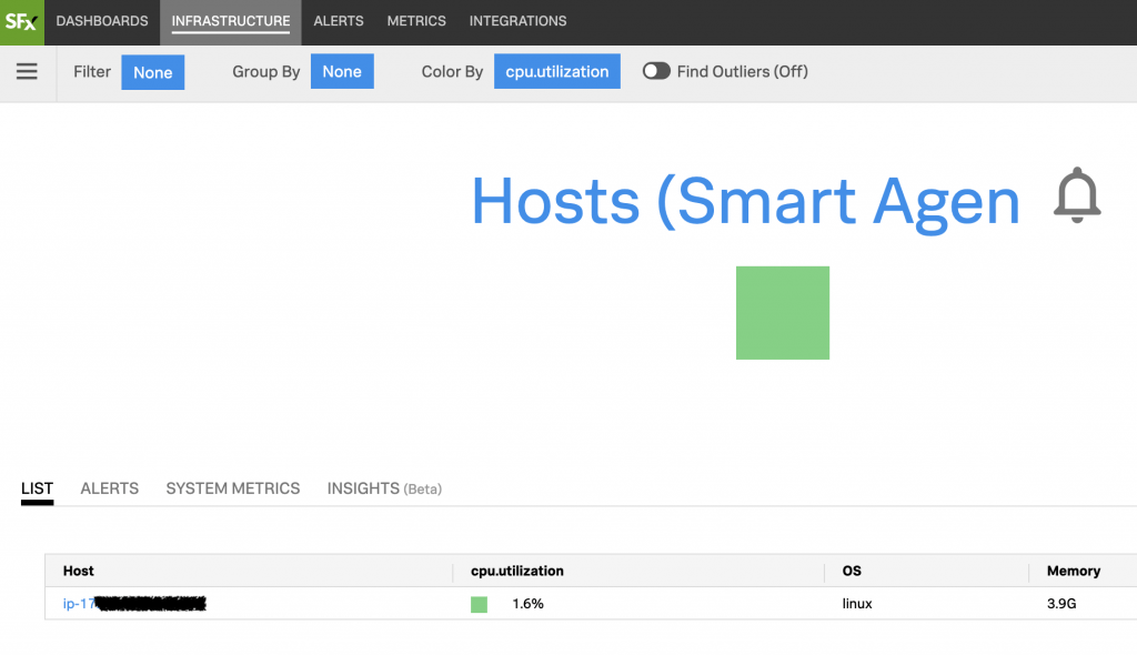 SignalFX Infrastructure