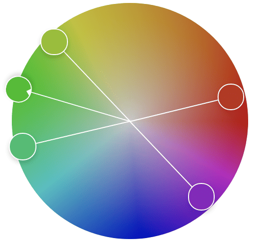 Double Split Complementary Colors