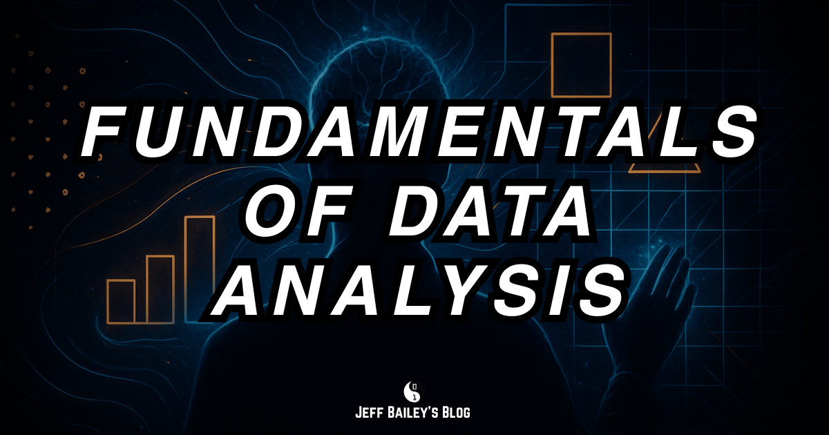 Abstract illustration showing data points transforming into charts and insights, representing the data analysis process.