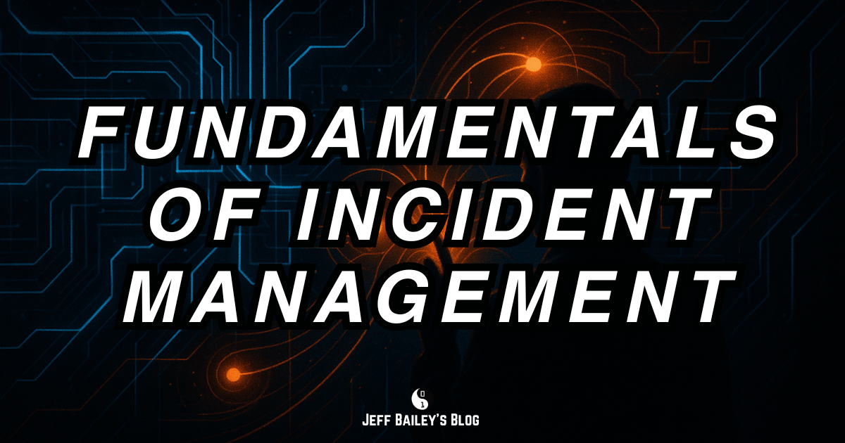 Diagram showing incident lifecycle from detection through resolution with runbooks, alerts, and automation