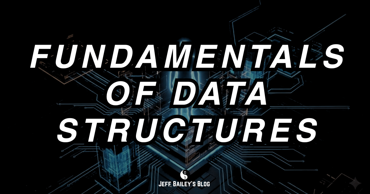 Cover: conceptual diagram showing core data structures including arrays, hash maps, trees, and graphs