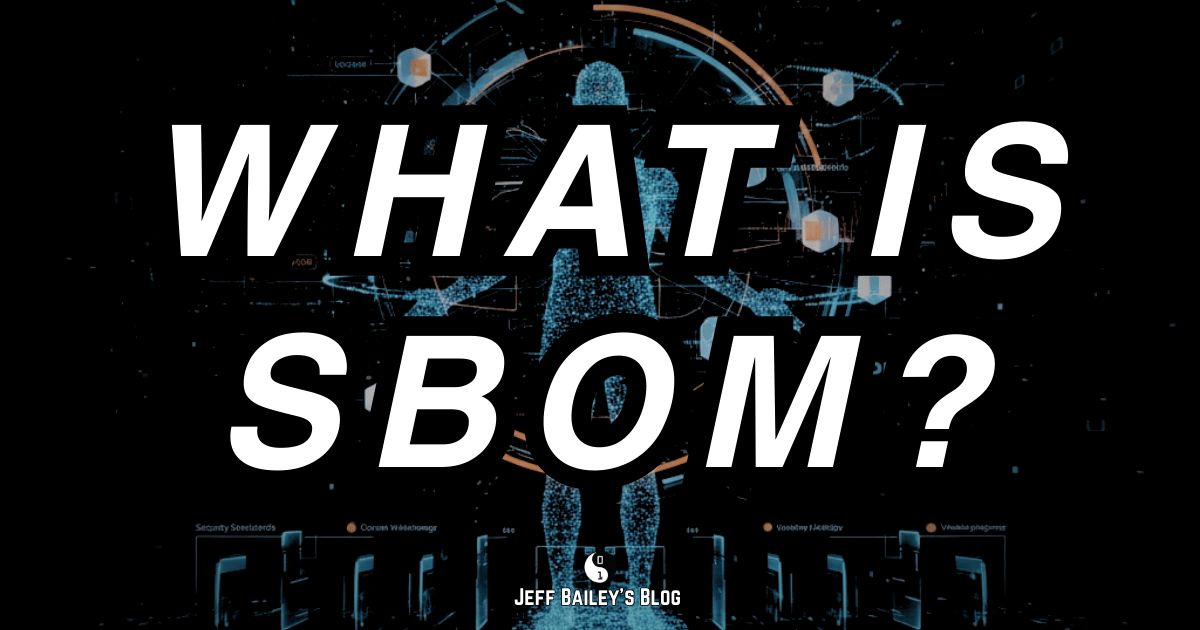 Diagram showing the SBOM standard and its relationship to other software standards.