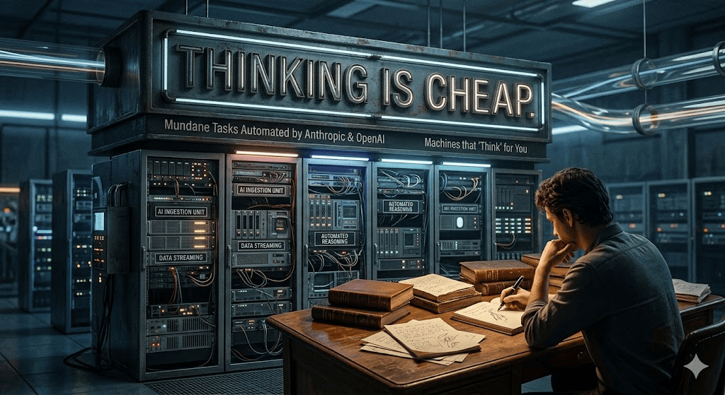 Thinking is cheap